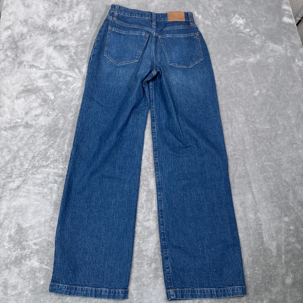 Madewell Jeans Women 25 Denim The Perfect Vintage Wide Leg Patch Pockets Trouser - Picture 7 of 14